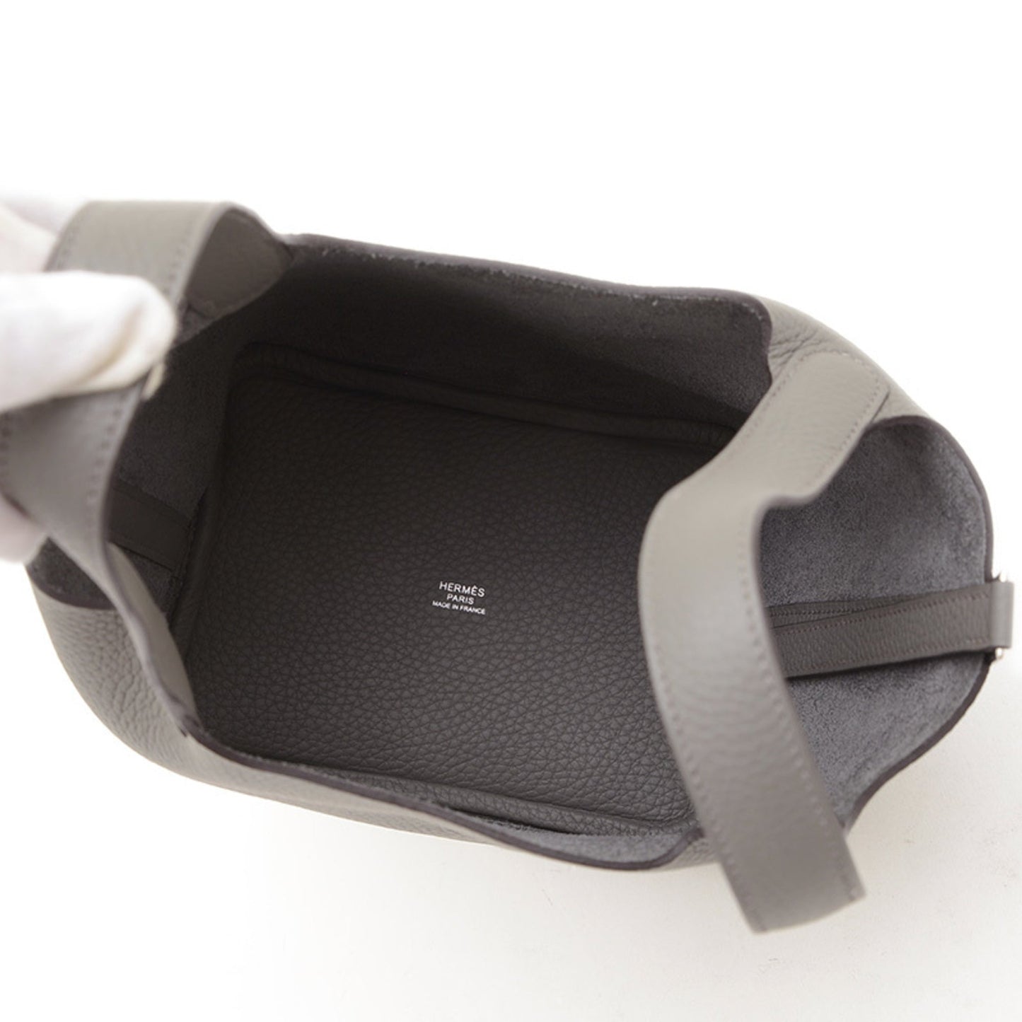 Hermes Taurillon Clemence Leather Handbag ( )