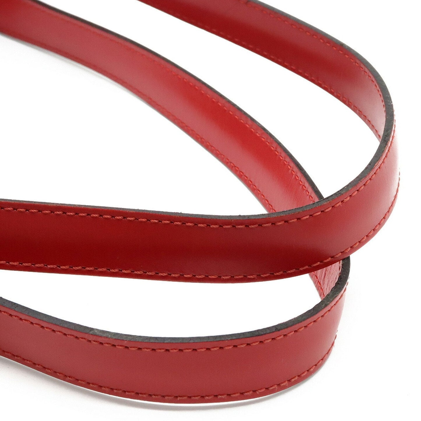 LOUIS VUITTON Epi Saint-Jacques Poigner Long Tote Bag Shoulder Leather Castilian Red M52337