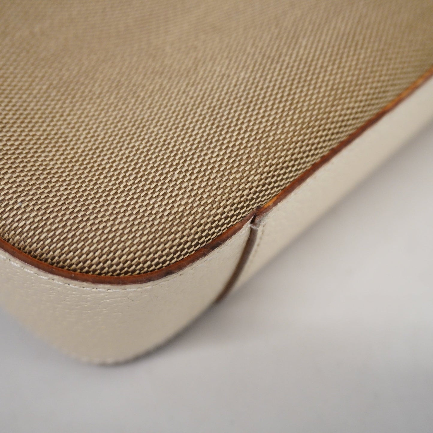 GUCCIAuth  Shoulder Bag 001 3873 Women's Canvas,Leather Shoulder Bag Beige,Ivory