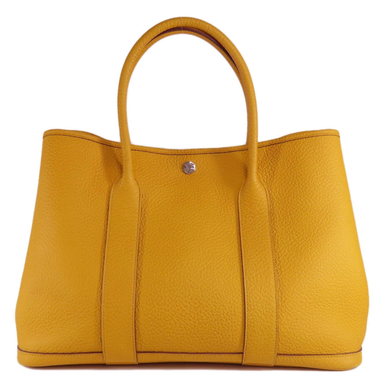 Hermes Yellow Country Leather Tote Bag ( )