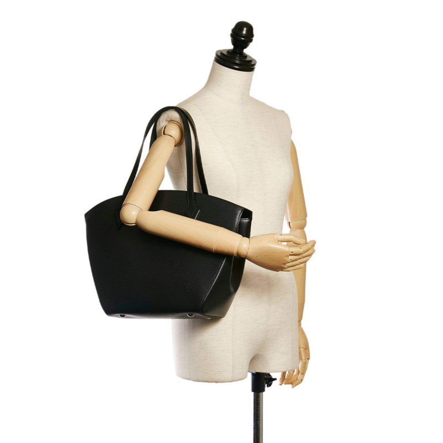 Louis Vuitton Epi Saint-Jacques Tote Bag M50042 Noir Black Leather Ladies LOUIS VUITTON