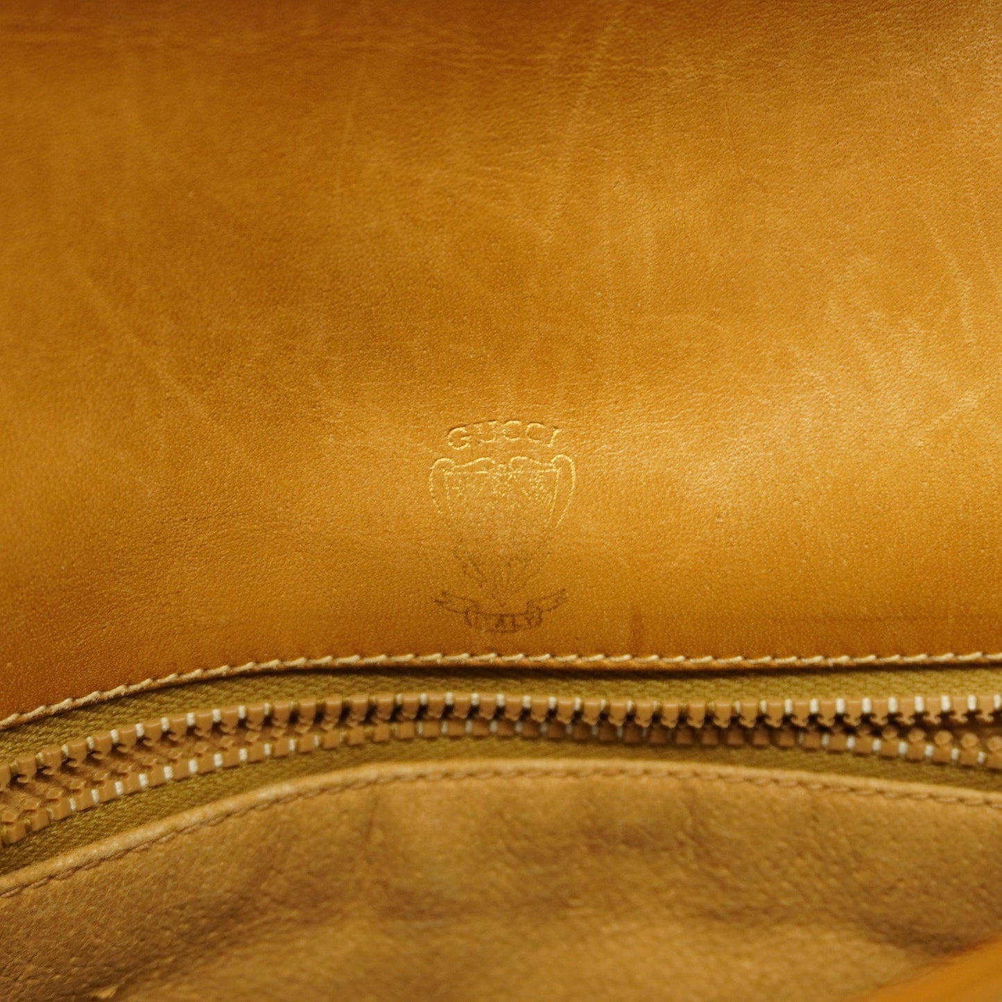 GUCCIAuth  Sherry Line Micro GG 007 89 1095 Women's PVC Shoulder Bag Beige