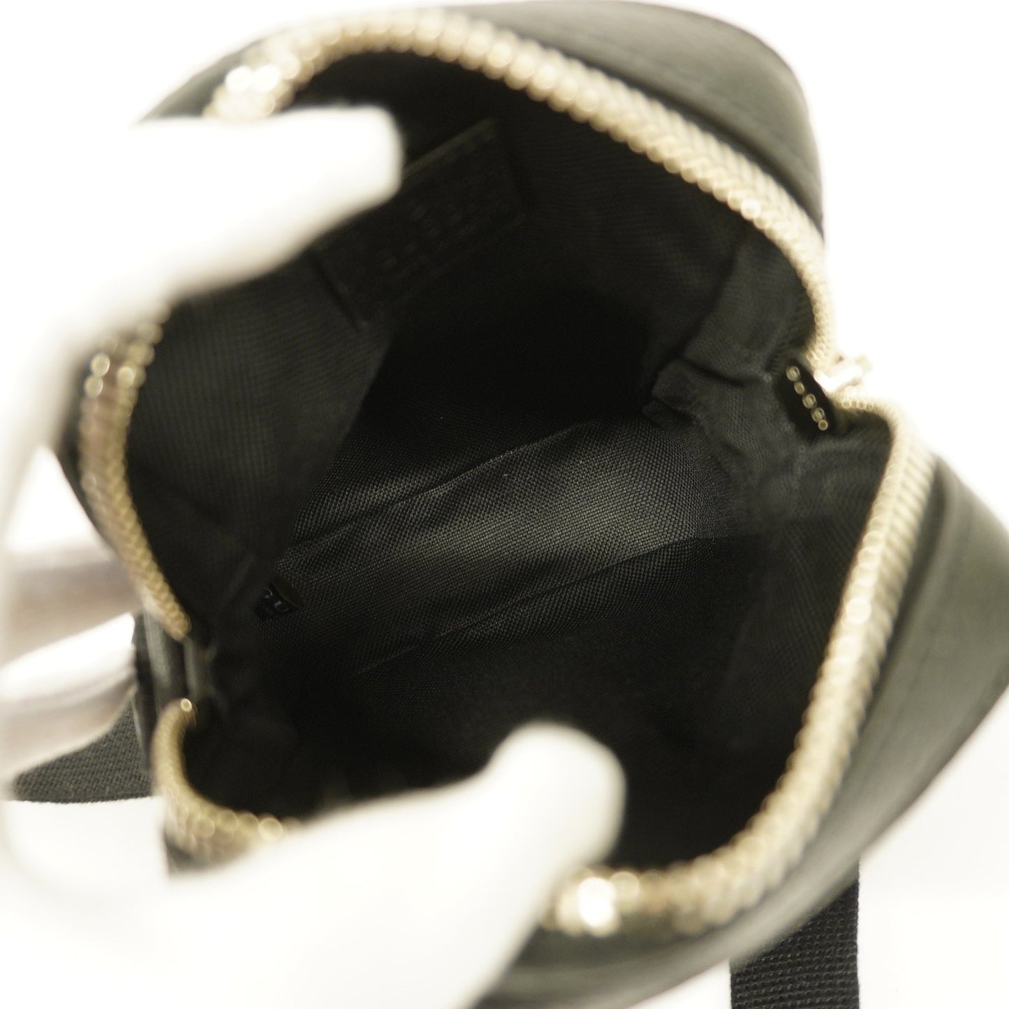 GUCCIAuth  GG Psychedelic 598103 PVC Shoulder Bag Black