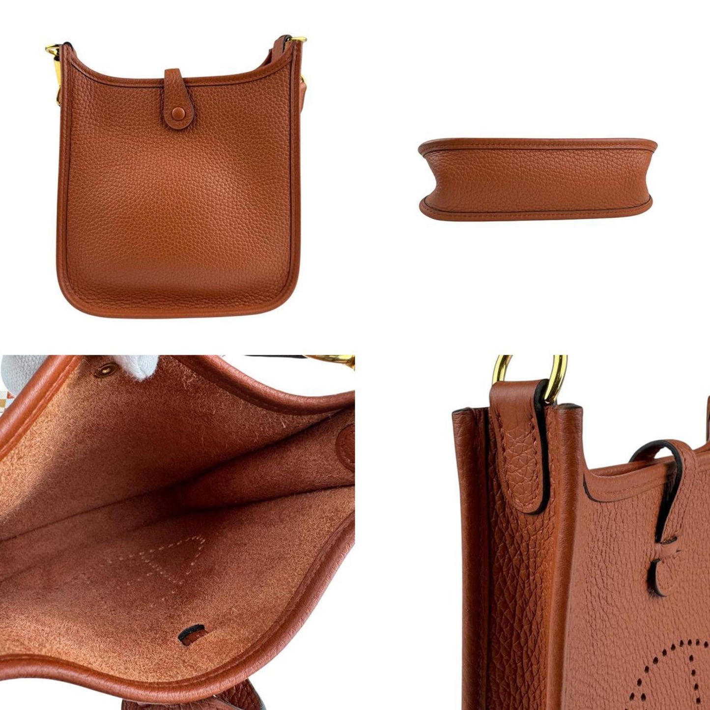 Hermes Taurillon Clemence Leather Shoulder Bag ( )