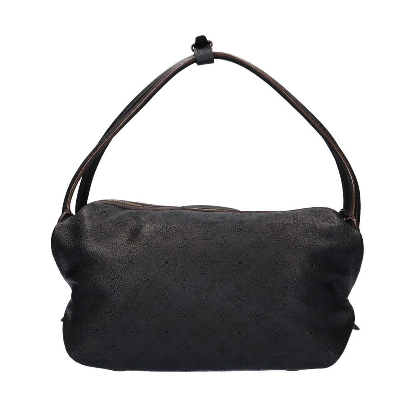Louis Vuitton Galatea PM Mahina Shoulder Bag Noir Ladies