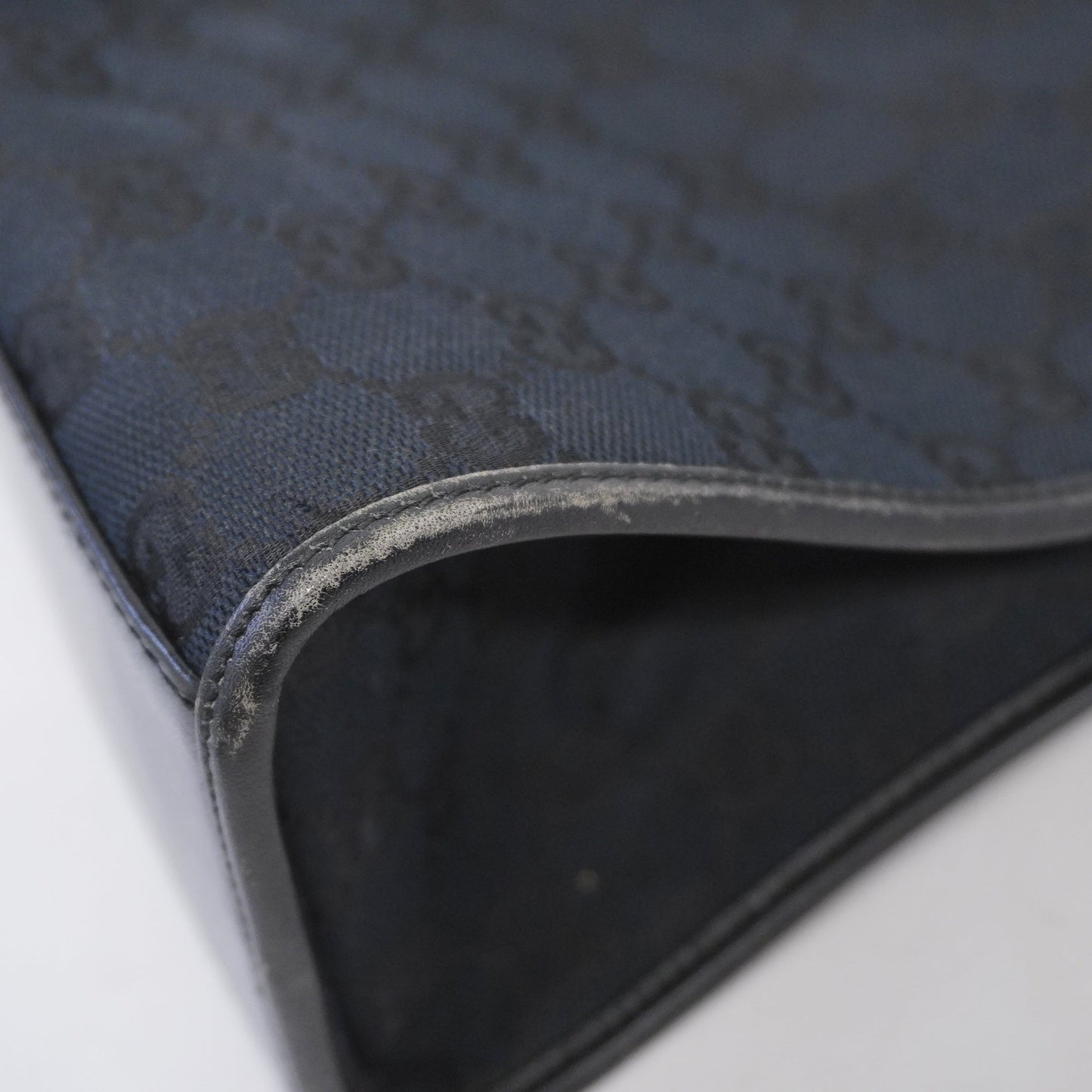 GUCCIAuth  Jackie Handbag 002 1067 Women's Leather,GG Canvas Black