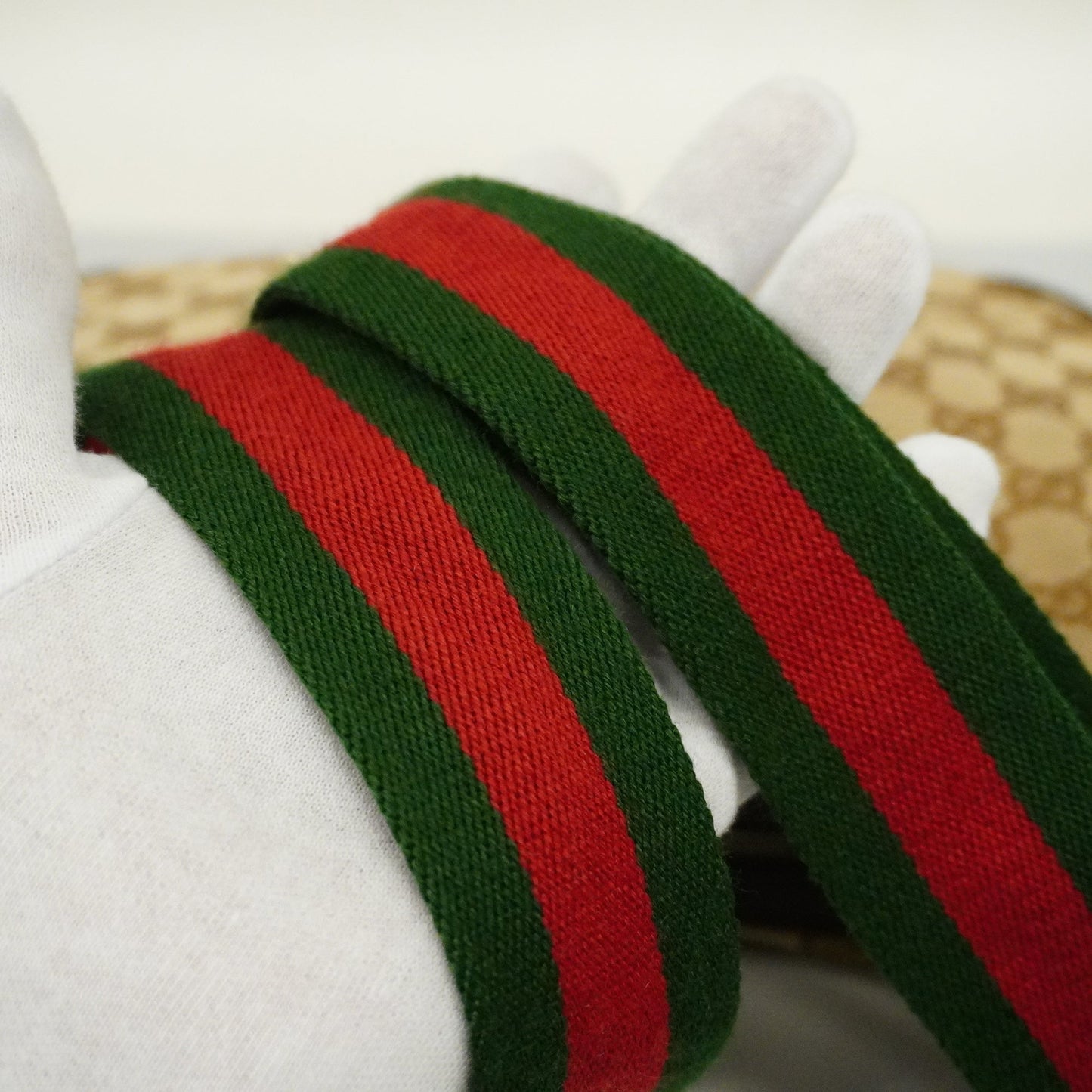 GUCCIAuth  Sherry Line Shoulder Bag 122790 Women's GG Canvas,Leather Beige,Brown