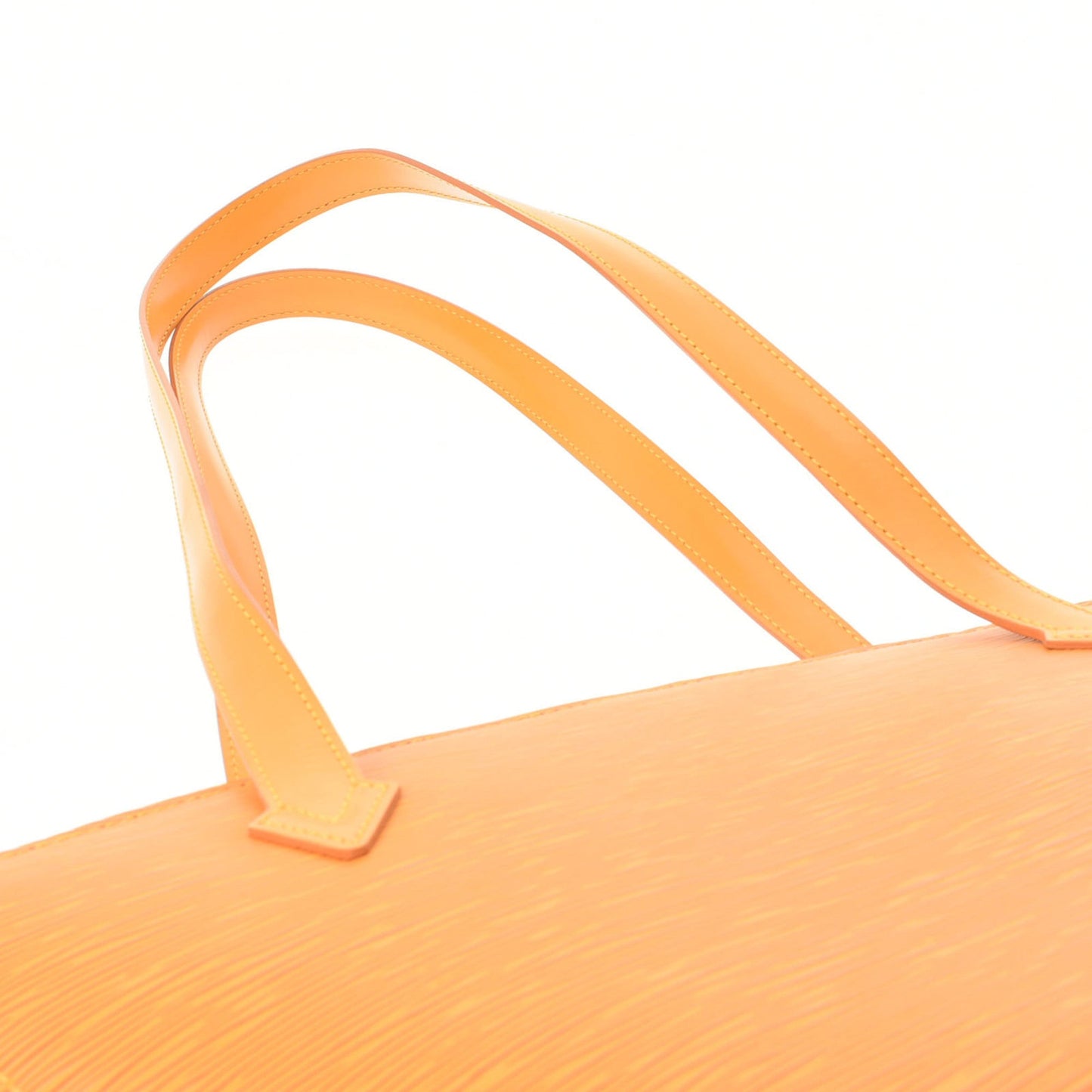 LOUIS VUITTON Epi San Jack Poignier Long Yellow M52339 Ladies Leather Shoulder Bag