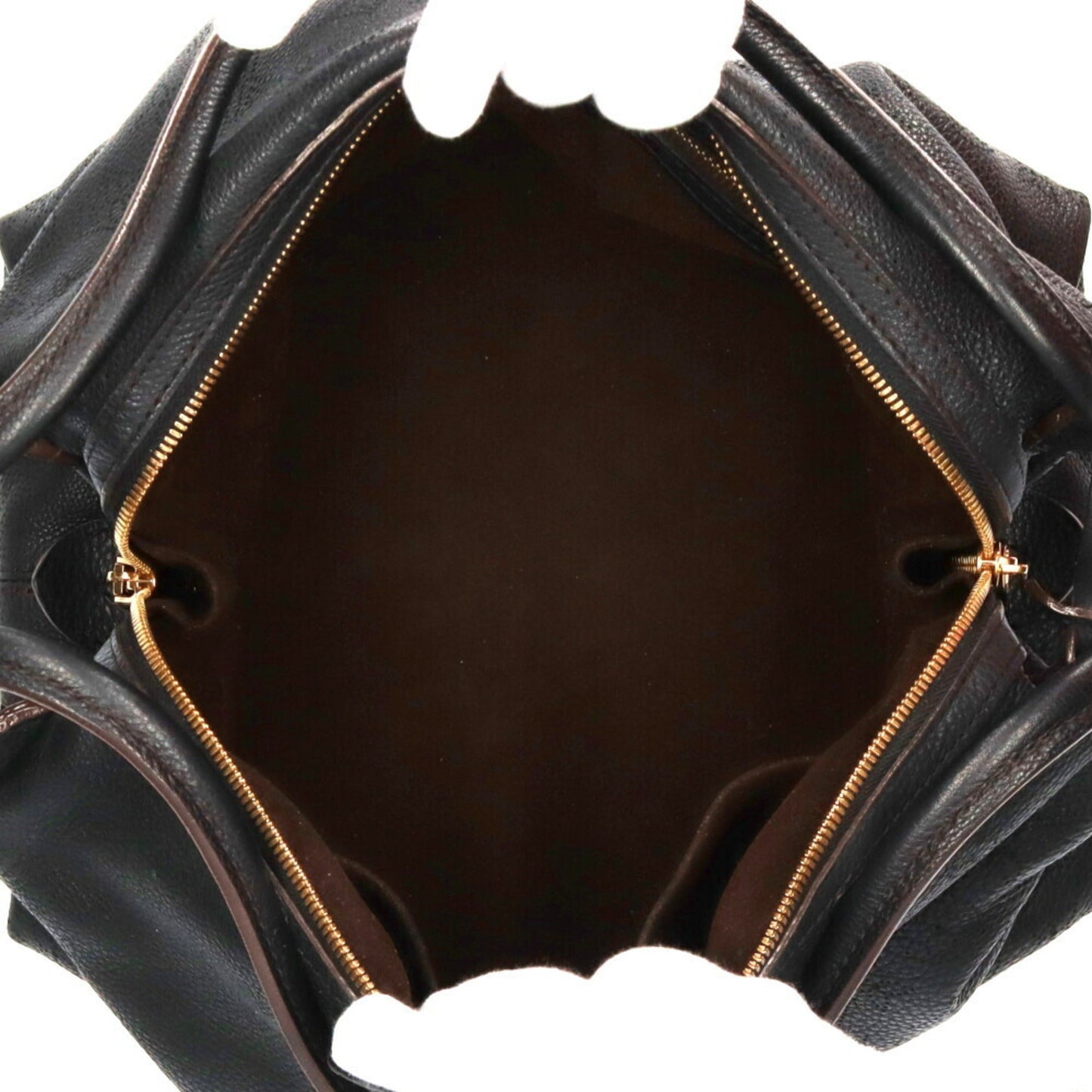 Louis Vuitton Galatea PM Mahina Shoulder Bag Noir Ladies