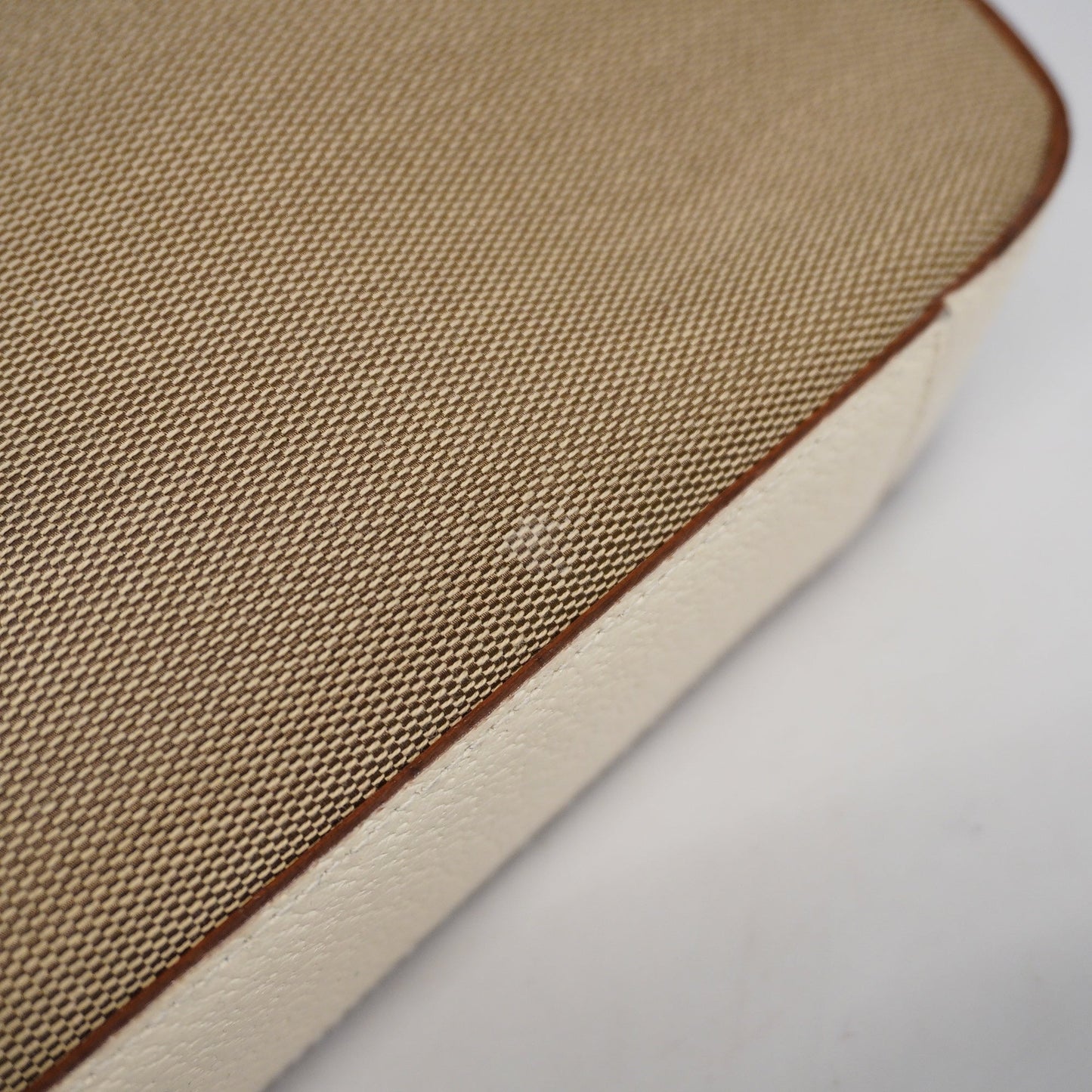 GUCCIAuth  Shoulder Bag 001 3873 Women's Canvas,Leather Shoulder Bag Beige,Ivory