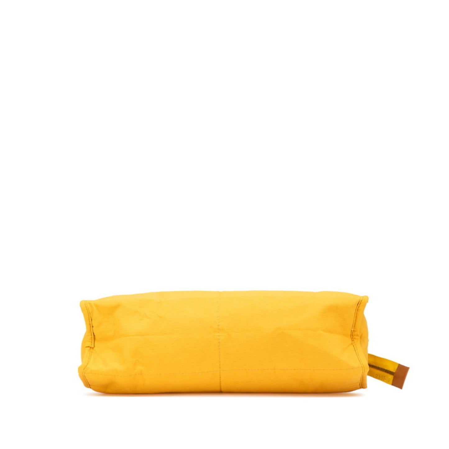 Hermes Yellow Canvas Clutch Bag Pouch ( )