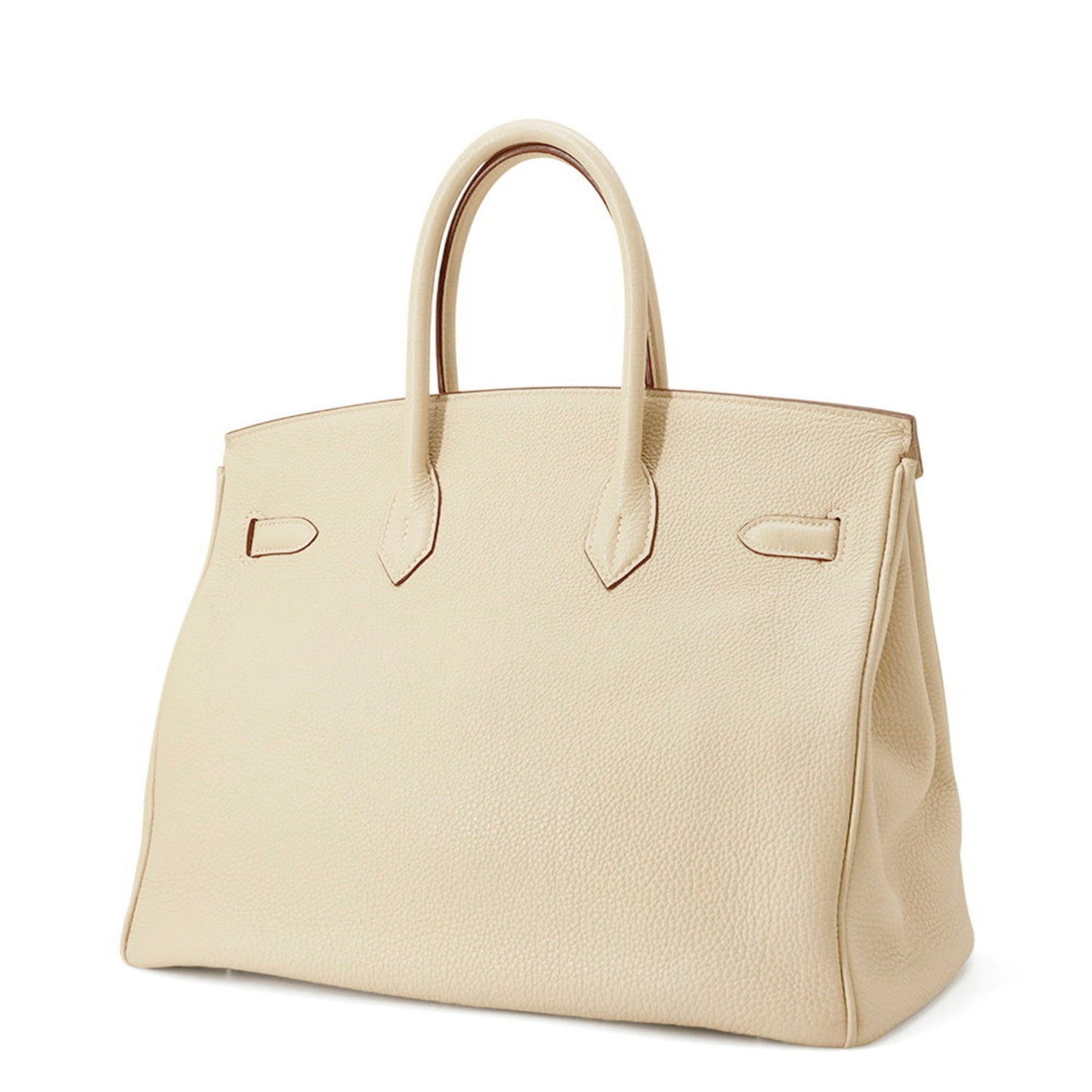 Hermes Silver Togo Leather Handbag ( )