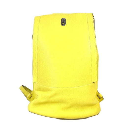 Hermes Yellow Leather Backpack ( )