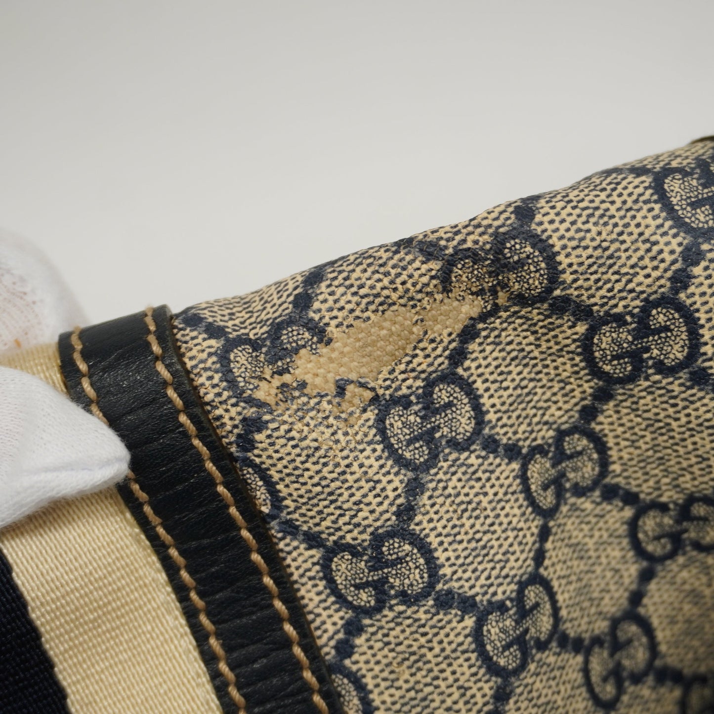 GUCCIAuth  Sherry Line Sherry 145844 Women's GG Supreme,Leather