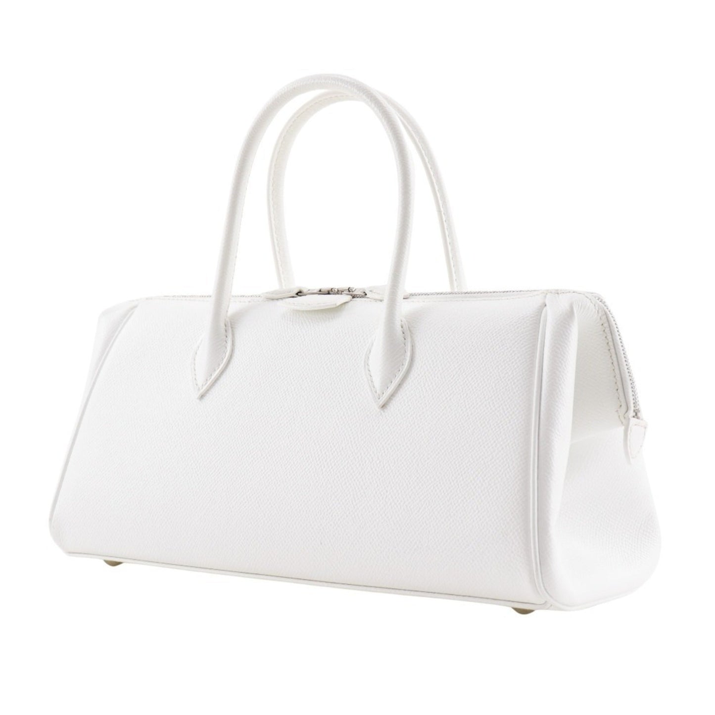 Hermes White Epsom Leather Handbag ( )