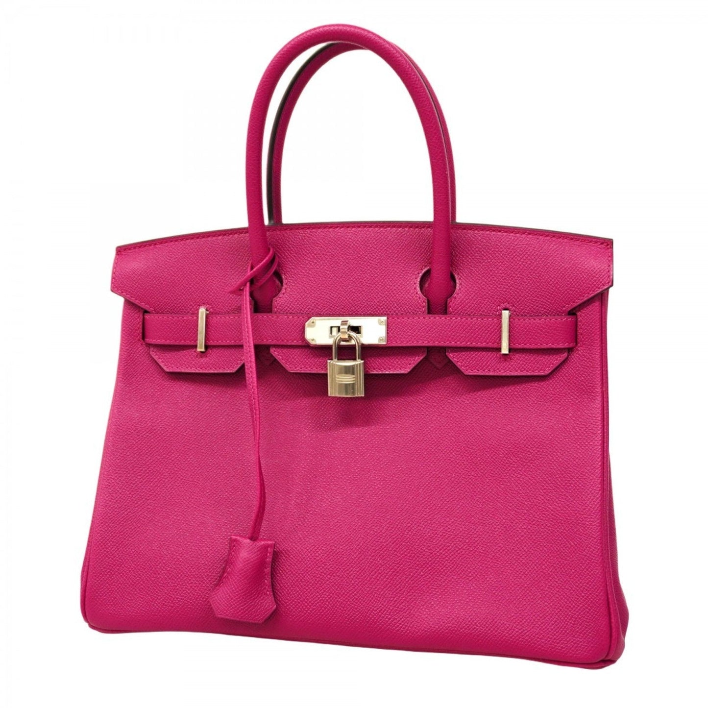 Hermes Rose Purple Epsom Leather Handbag ( )