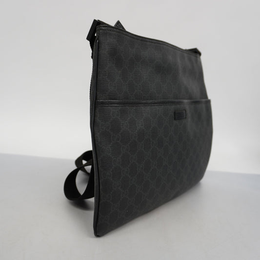 GUCCIAuth  Shoulder Bag 162904 GG Supreme Shoulder Bag Black