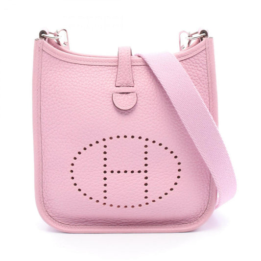 Hermes Pink Taurillon Clemence Leather Shoulder Bag ( )