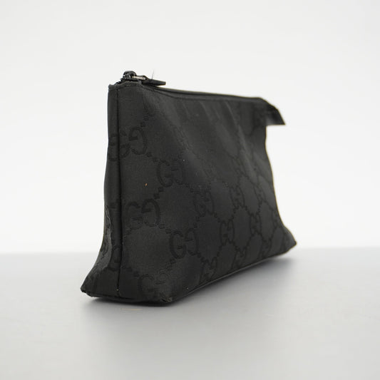 GUCCIAuth  Pouch 039 1117 Women's Nylon Pouch Black