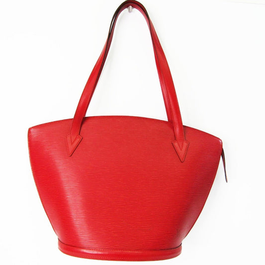 Louis Vuitton Epi Saint Jacques Shopping M52267 Women's Shoulder Bag Castilian Red