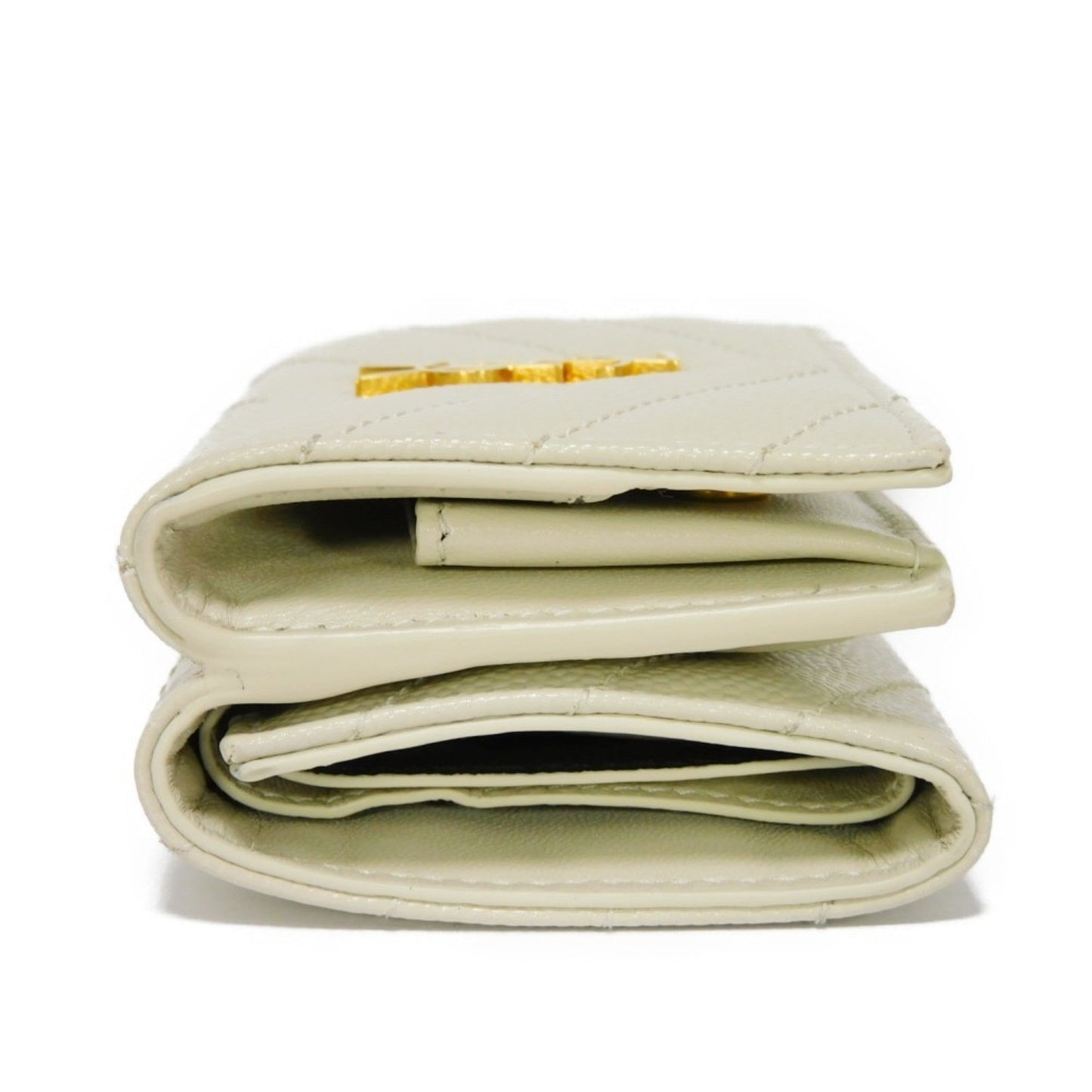 SAINT LAURENT Trifold Wallet Monogram Origami Tiny YSL Blanc   668274 BOWA1 9207 Men's Women's Billfold