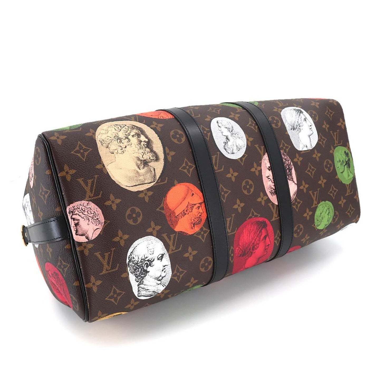 LOUIS VUITTON Fornasetti Monogram Cameo Keepall Bandouliere 45 Boston Shoulder Bag M59261 RFID