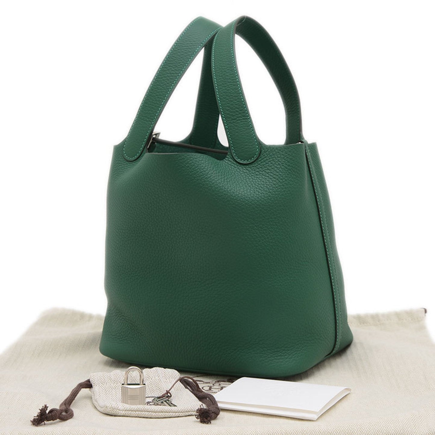 Hermes Taurillon Clemence Leather Handbag ( )