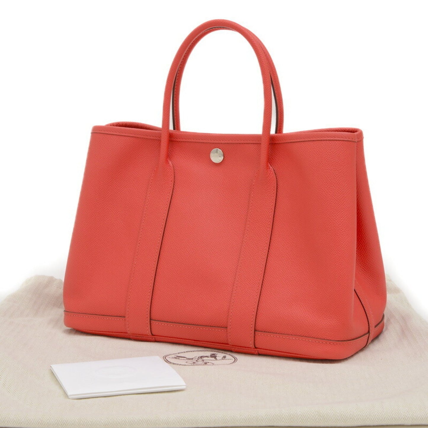 Hermes Rose Jaipur Epsom Leather Handbag Tote Bag ( )