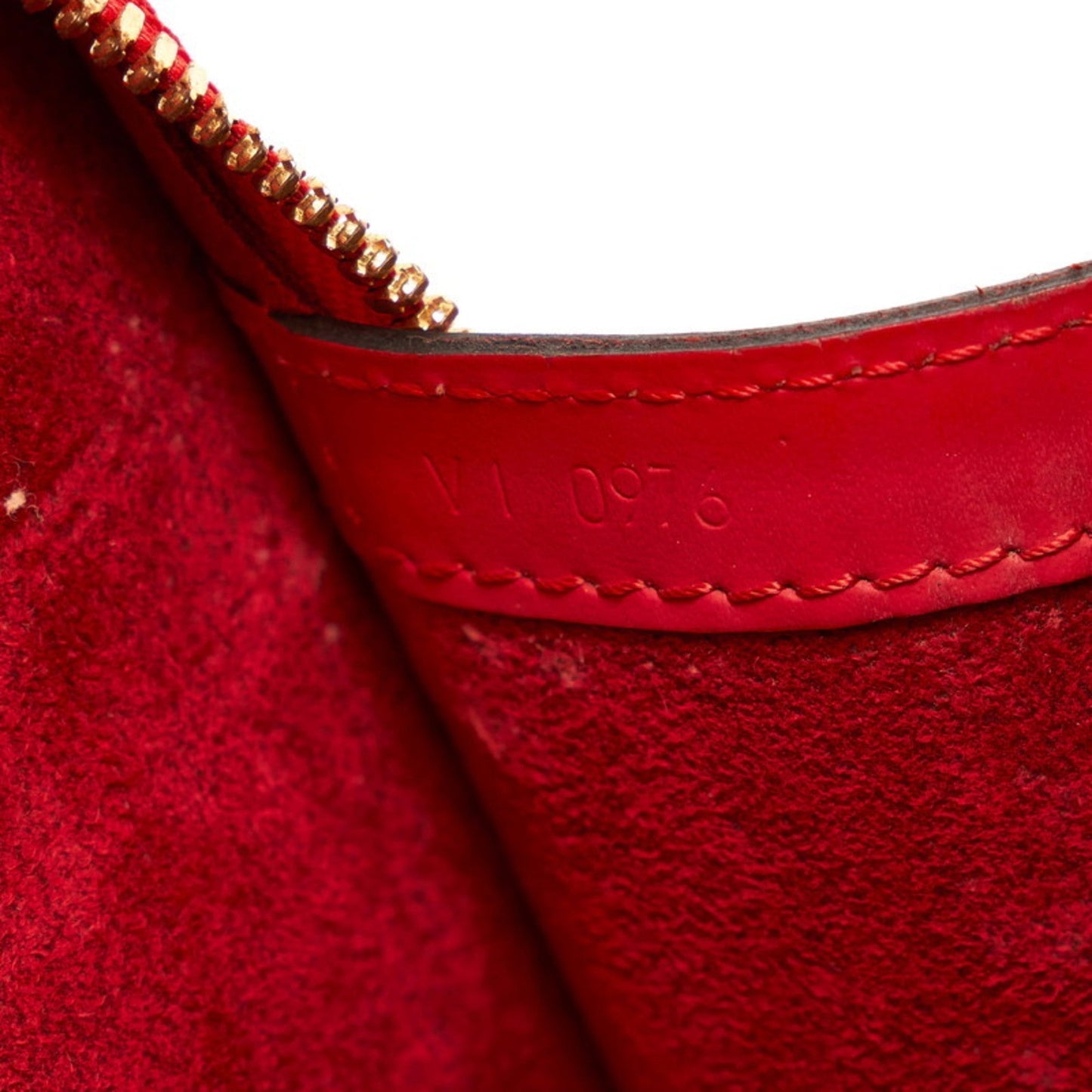 Louis Vuitton Epi Lussac Shoulder Bag M52287 Castilian Red Leather Ladies LOUIS VUITTON