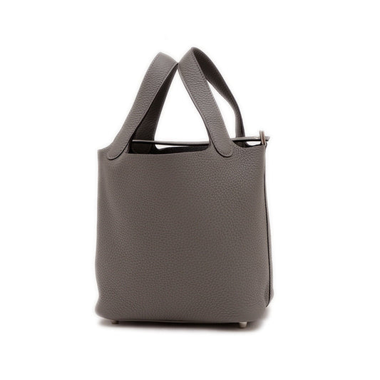 Hermes Taurillon Clemence Leather Handbag ( )