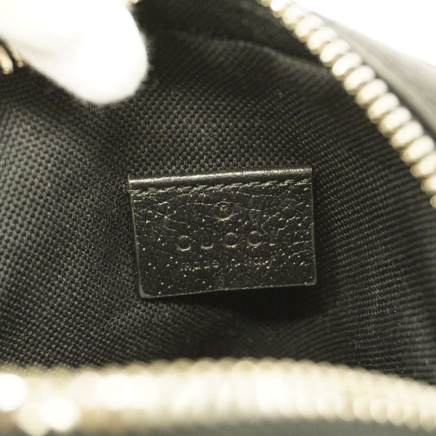 GUCCIAuth  GG Psychedelic 598103 PVC Shoulder Bag Black