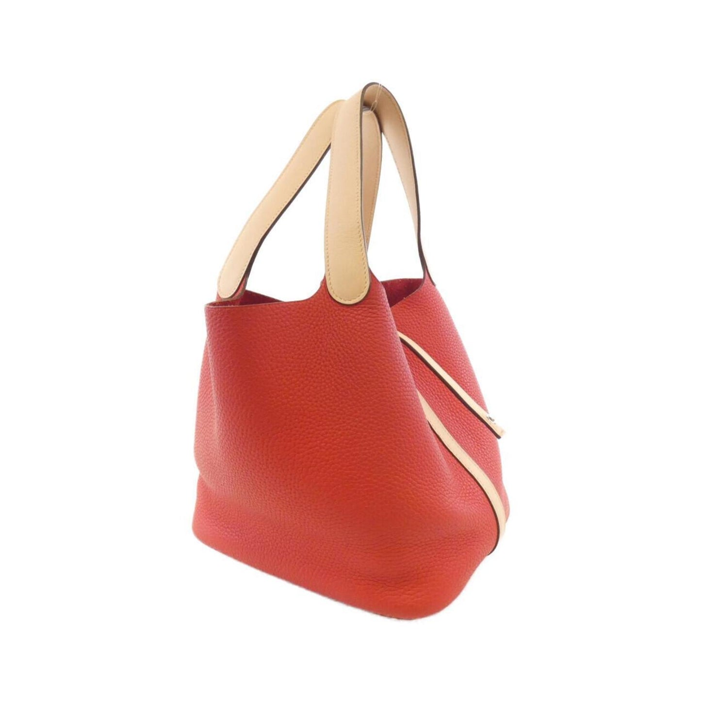 Hermes Rose Eglantine Taurillon Clemence Leather Swift Leather Handbag ( )