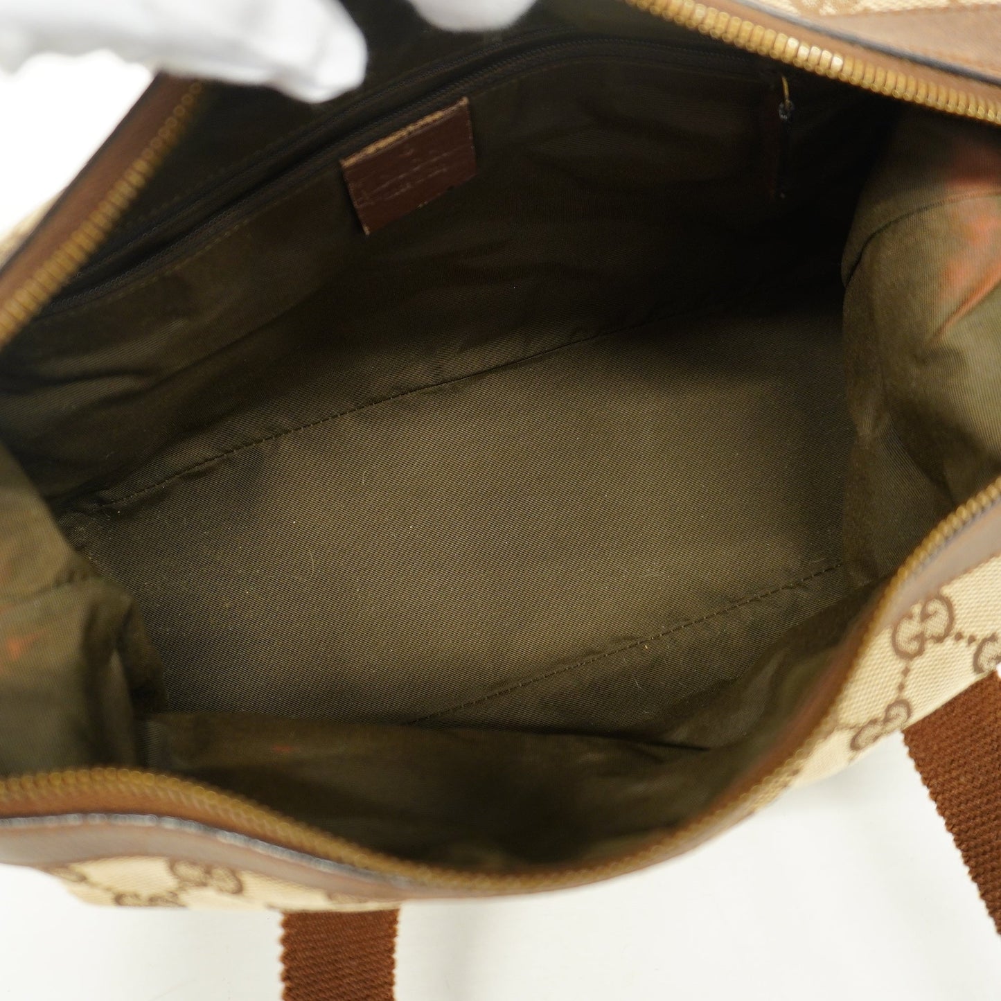 GUCCIAuth  Handbag 92734 Women's GG Canvas Beige