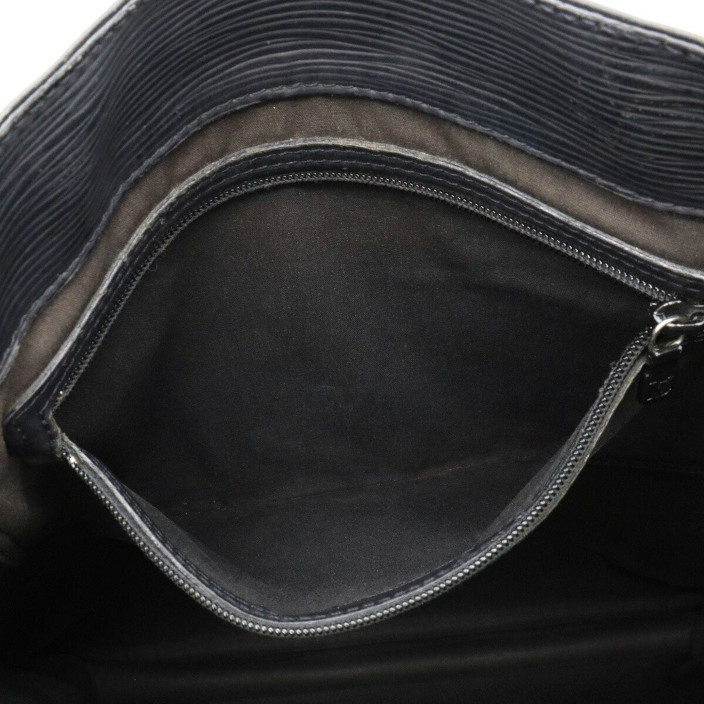 LOUIS VUITTON Epi Sac Pla Tote Bag Handbag Square Noir Black M59082