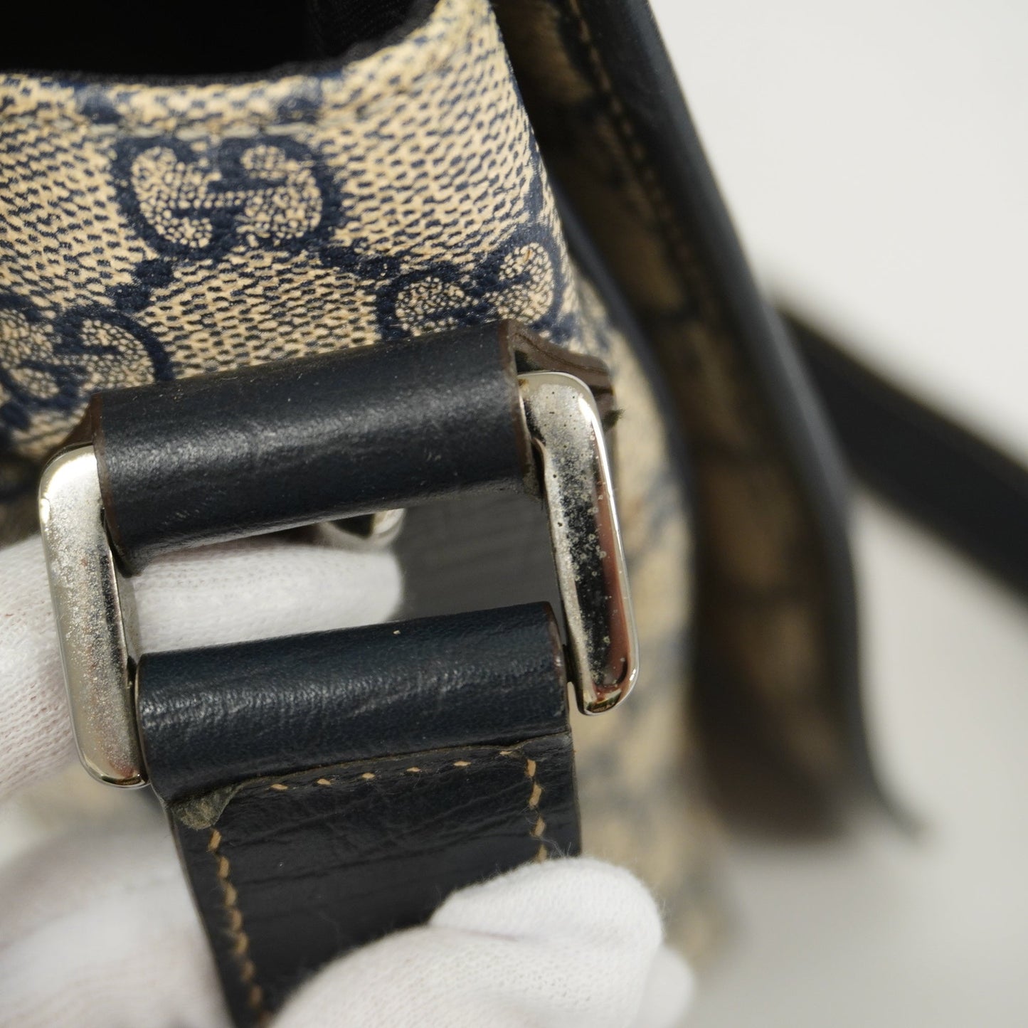 GUCCIAuth  Sherry Line Sherry 145844 Women's GG Supreme,Leather