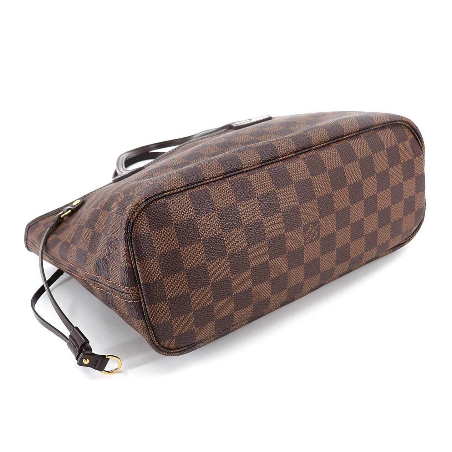 LOUIS VUITTON Damier Neverfull PM Tote Bag Ebene N51109 Brown