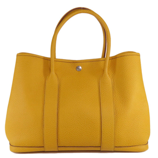 Hermes Yellow Country Leather Tote Bag ( )