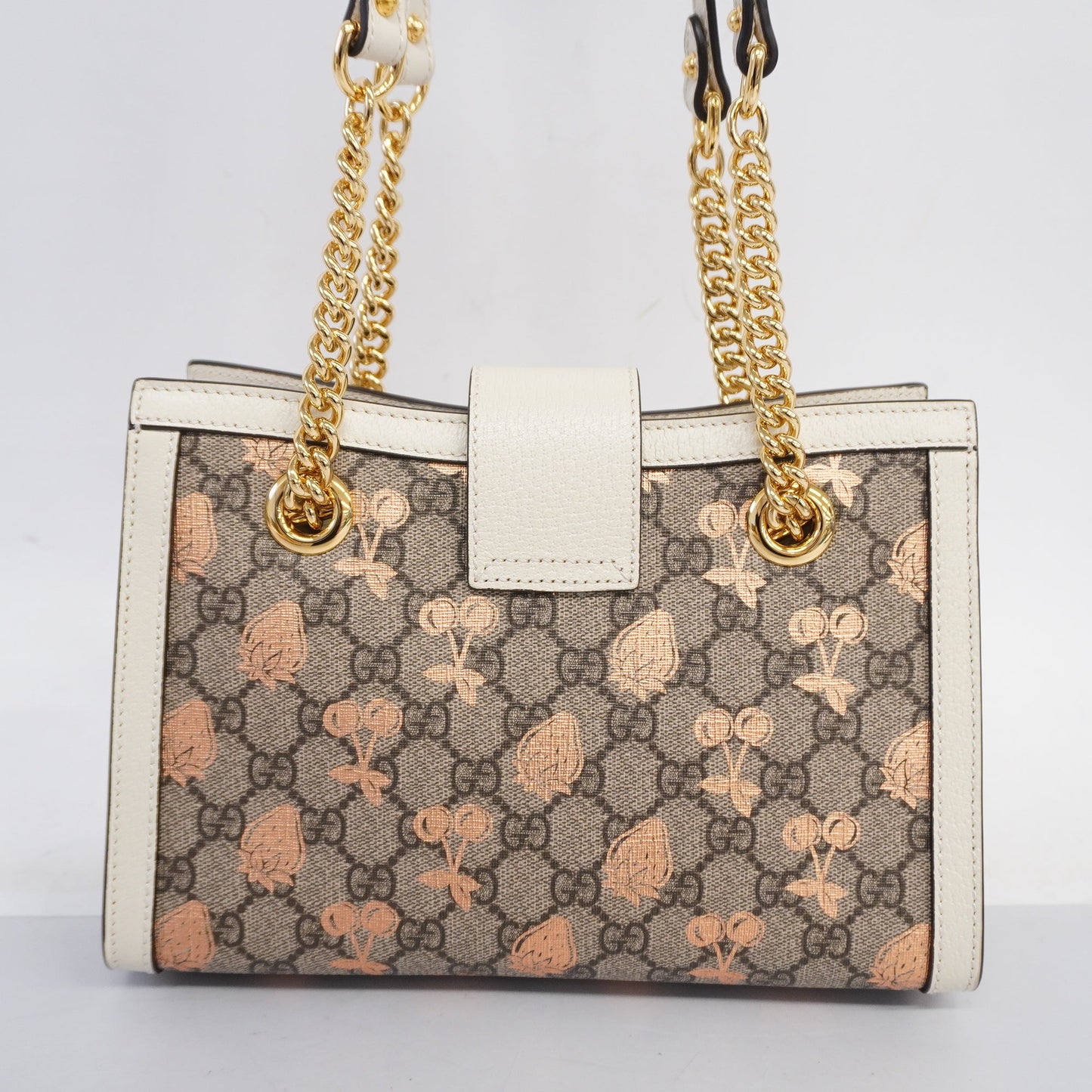 GUCCIAuth  Padlock Shoulder Bag 498156 Women's GG Supreme,Leather Shoulder Bag