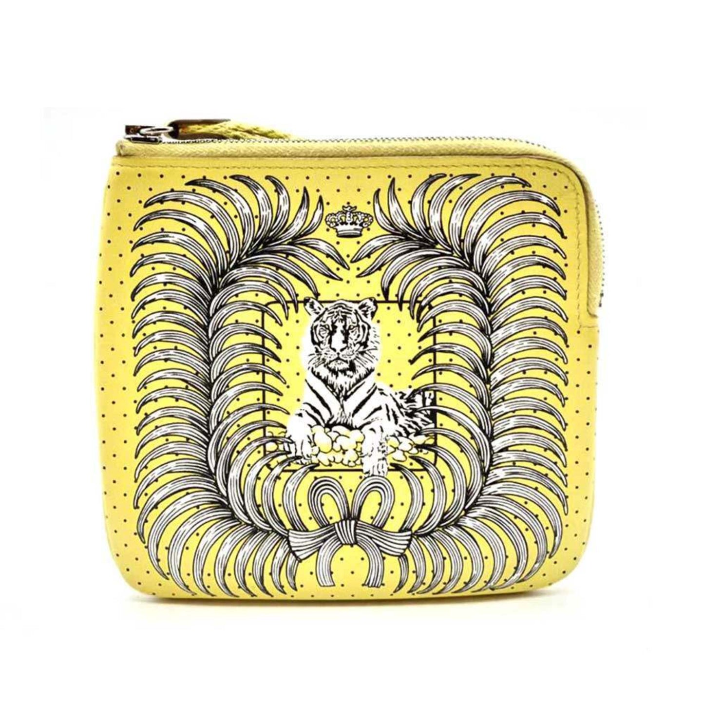 Hermes Yellow Swift Leather Pouch ( )