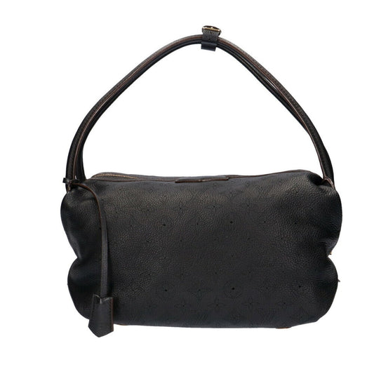 Louis Vuitton Galatea PM Mahina Shoulder Bag Noir Ladies
