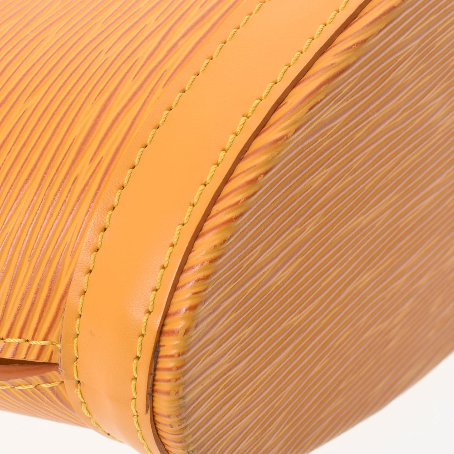 LOUIS VUITTON Epi San Jack Poignier Long Yellow M52339 Ladies Leather Shoulder Bag