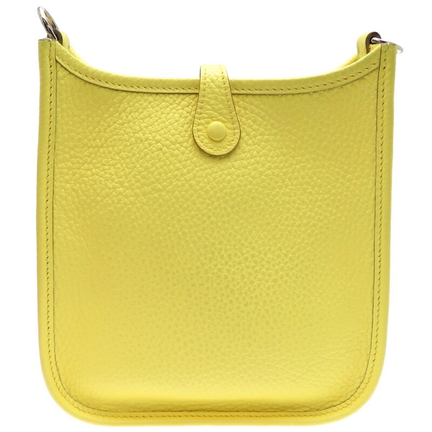 Hermes Yellow Taurillon Clemence Leather Shoulder Bag ( )