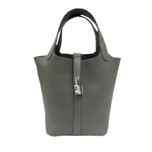 Hermes Taurillon Clemence Leather Handbag ( )