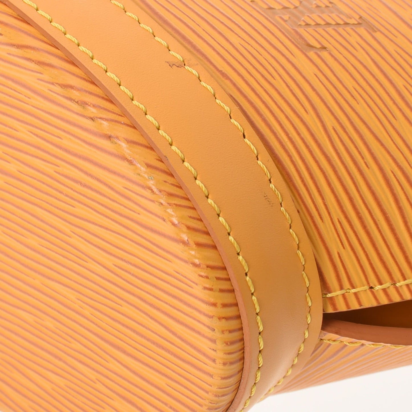 LOUIS VUITTON Epi San Jack Poignier Long Yellow M52339 Ladies Leather Shoulder Bag