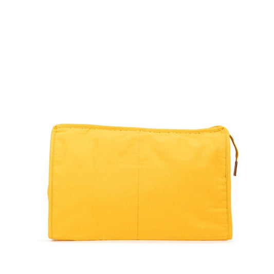 Hermes Yellow Canvas Clutch Bag Pouch ( )