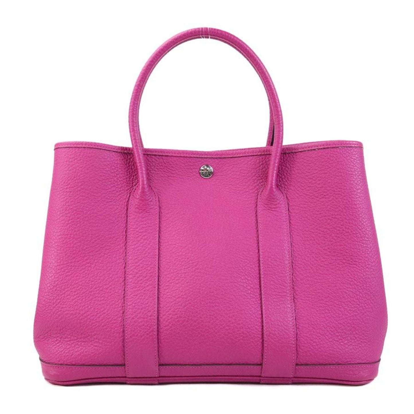Hermes Rose Purple Negonda Leather Handbag ( )