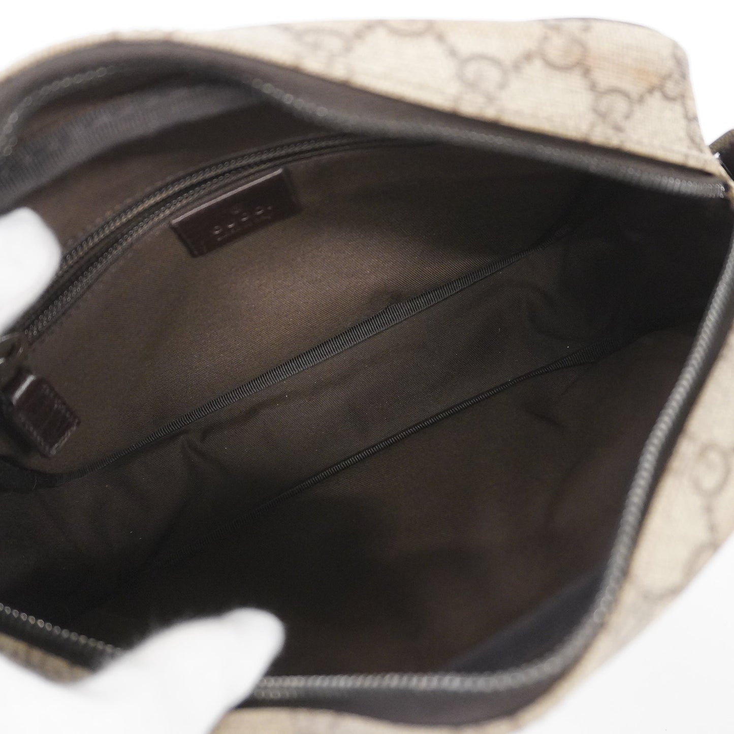 GUCCIAuth  Shoulder Bag 114291 Women's GG Supreme,Leather Beige,Brown