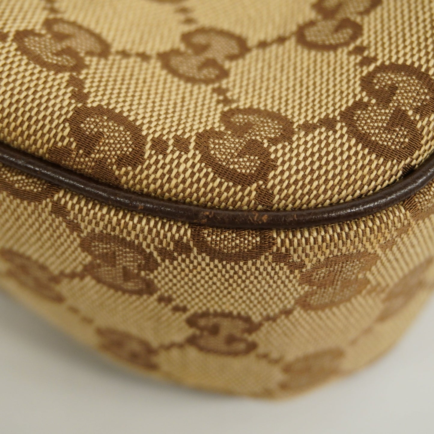 GUCCIAuth  Sherry Line Shoulder Bag 145757 Women's GG Canvas Beige,Brown