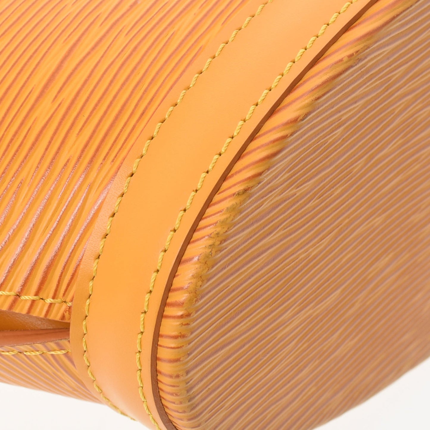 LOUIS VUITTON Epi San Jack Poignier Long Yellow M52339 Ladies Leather Shoulder Bag