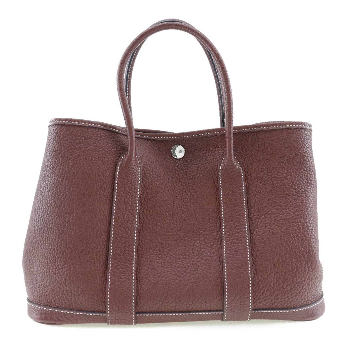 Hermes Rouge H Country Leather Handbag ( )
